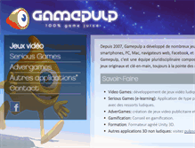 Tablet Screenshot of gamepulp.com